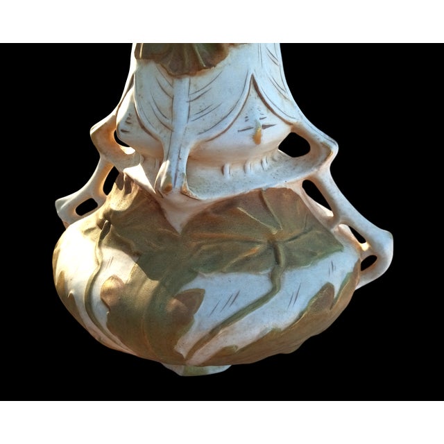 Art Nouveau Bohemia Vases from Royal Dux Bohemia, 1890s, Set of 2 For Sale - Image 9 of 11