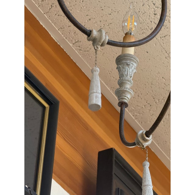 White Currey & Co. Hannah Chandelier, Petite For Sale - Image 8 of 13