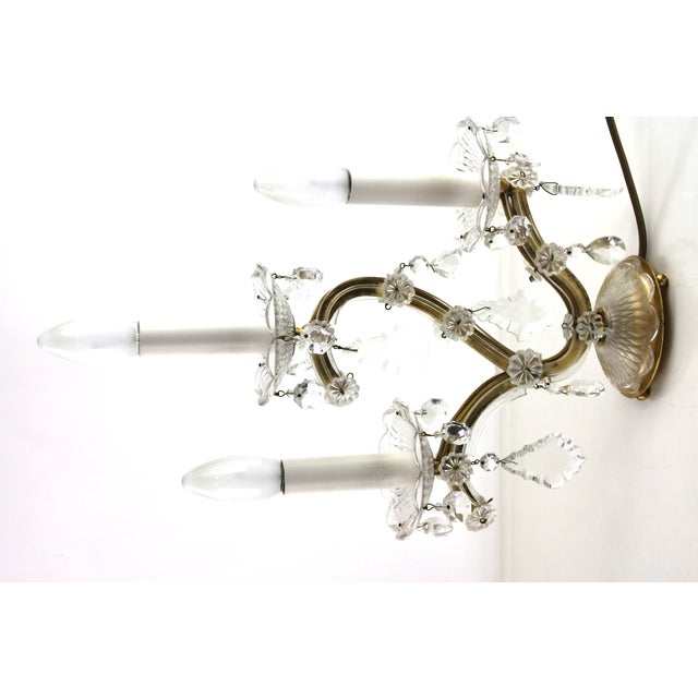 Lead Crystal Table Lamps, 1960s, Set of 2, in Very Good conditions. Designed before 1890 European Plug (up to 250V).The...