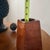 1960s Vintage (1960’s) Custom Hand-Carved Mahogany Paint Brush Holder, 6.25” High, See 2nd Photo For Sale - Image 5 of 10