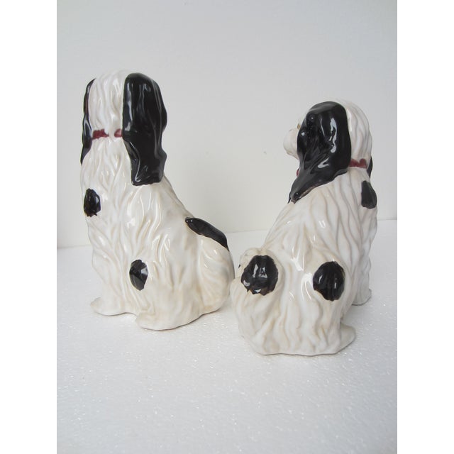 1920s Staffordshire Style English Spaniels Cavalier Comforter Dogs For Sale - Image 5 of 11