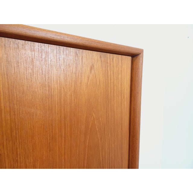 Vintage Scandinavian Teak and Metal Wardrobe, 1960s For Sale - Image 11 of 15