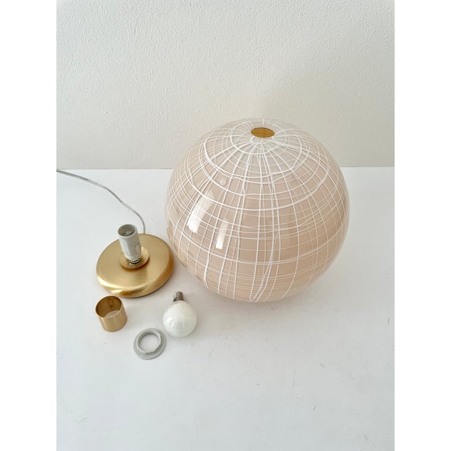Peonia T 25 Table Lamp in Cream Murano Glass from La Murrina, 1990s For Sale - Image 16 of 17