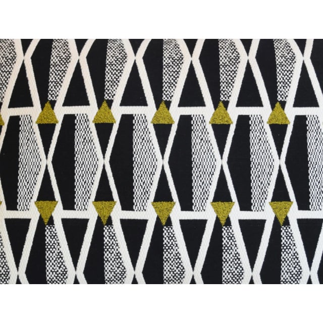 Designer Gaston Y Daniela Hepburn Contemporary Geometric Feather/Down Pillow 22" X 17" For Sale - Image 4 of 8