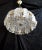 Vintage Ceiling Lamp with Gold-Colored Metal Elements and Cut Crystal Glass Trim, 1970s For Sale - Image 4 of 10