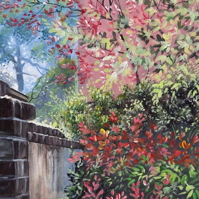 Vintage Original John W. Jones Painting Laurens Street Charleston Sc For Sale In Tampa - Image 6 of 12