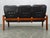 Scandinavian Leather Sofa in the style of Alvar Aalto, 1970s For Sale - Image 10 of 14