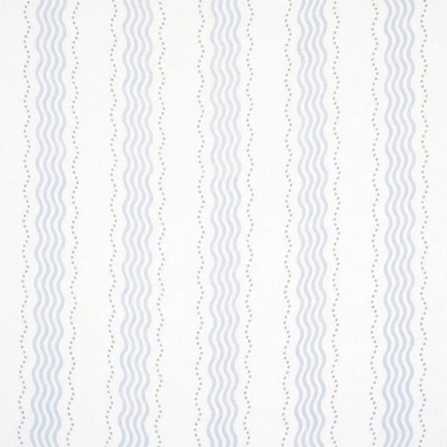 A silk document from Bhutan inspired Rita Konig to create Margot Sheer, a wavy stripe accentuated by polka dots. Printed...