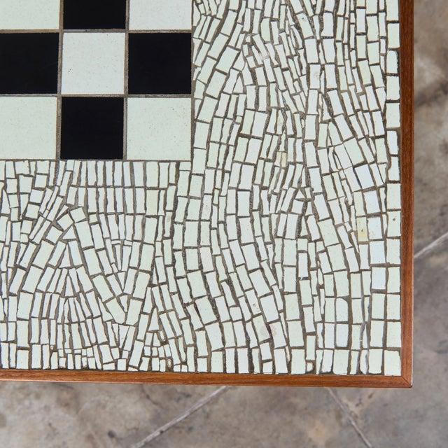 Ceramic Tile Chess Table in the Style of Gordon & Jane Martz For Sale - Image 14 of 18