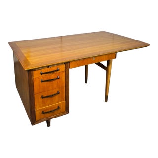 MCM Walnut Desk by Alma Desk Company 60s For Sale
