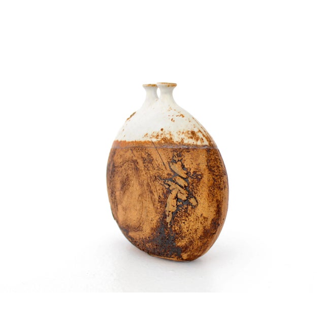 1970s Isabel Parks Ceramic Vessel or Weed Pot Signed Parks Hickory Grove Studios For Sale - Image 12 of 13