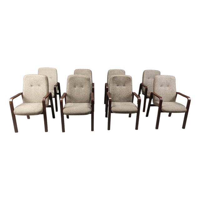 Vintage Bentwood Armchairs, 1993, Set of 8 For Sale