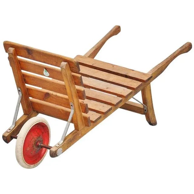 Metal Ado Kids Wheelbarrow attributed to Ko Verzuu, 1950s For Sale - Image 7 of 7
