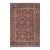 Shabby Chic 1990's Agra Tabriz Pak-Persian Burgundy/Blue Wool Rug - 9'3'' X 13'2'' For Sale