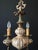 Antique Ceramic and Brass Chandelier, 1960s For Sale - Image 9 of 15