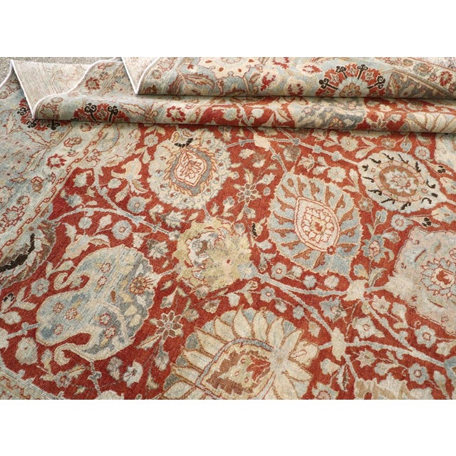 Galerie Shabab Collection Early 20th Century Persian Tabriz Carpet For Sale - Image 9 of 9