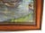 Early 20th Century Early 20th Century Impressionist Riverside Cottage Landscape Painting For Sale - Image 5 of 7