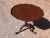 Brown Vintage Charak Chippendale Style Mahogany Pedestal Base Pie Crust Tilt Top Table For Sale - Image 8 of 13