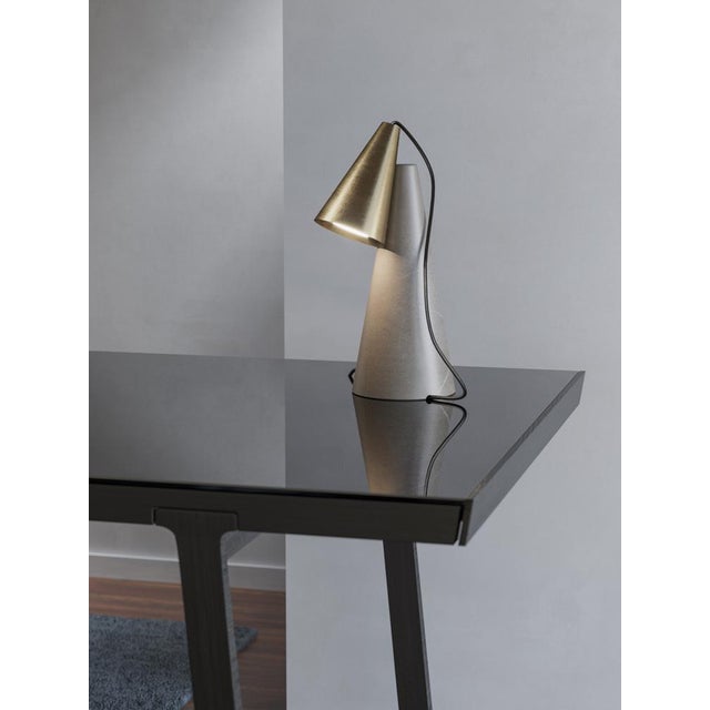 Black ED38.07 Table Lamp by Edizioni Design For Sale - Image 8 of 11