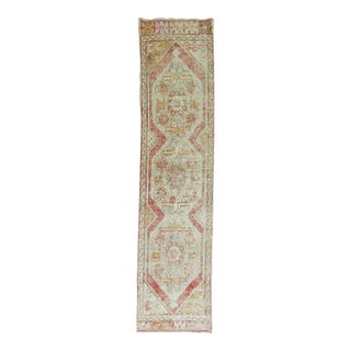 Shabby Chic Turkish Anatolian Runner rug no.31093 For Sale