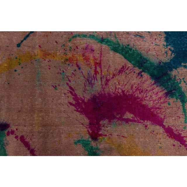Daliesque Abstract Modern Wool Rug — Turkish Artistry in Motion, by Doris Leslie Blau Size: 6'4" × 14'2" (193 × 431 cm). A...