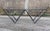 Coffee Table in Metal and Glass, 1980s For Sale - Image 4 of 13