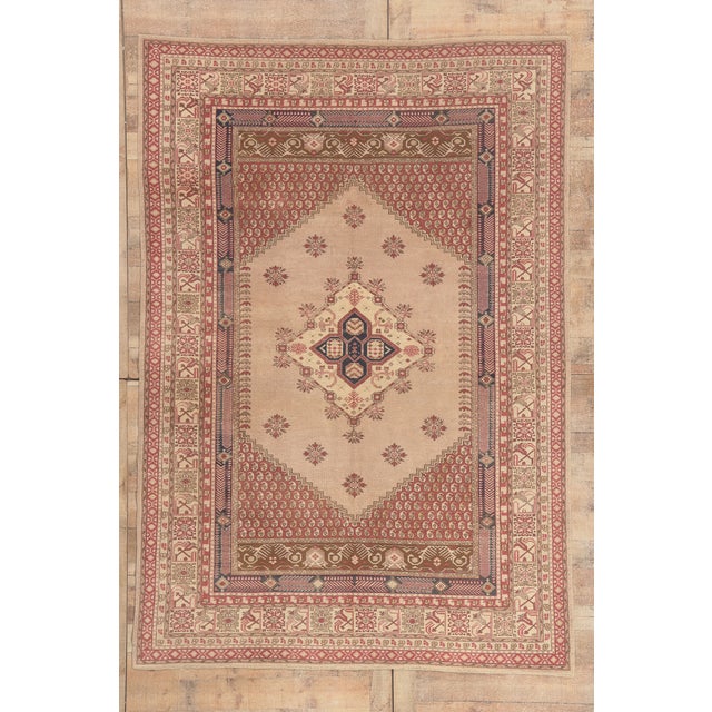 Vintage Turkish Oushak Rug, 06'08 X 09'06 For Sale - Image 10 of 10
