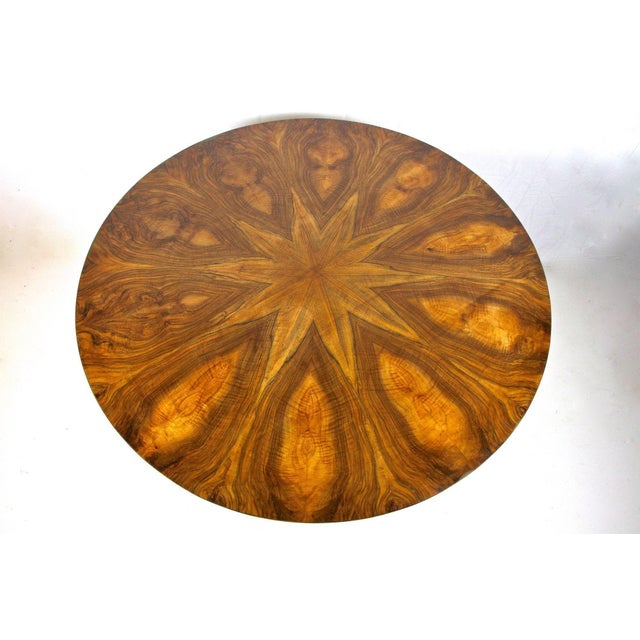 19th Century Biedermeier Nutwood Dining Table, Austria, 1830s For Sale - Image 10 of 15