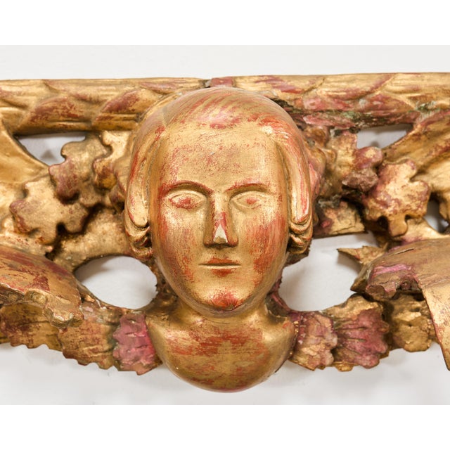 18th Century Italian Baroque Carved Giltwood Picture Mirror Frame For Sale - Image 9 of 18