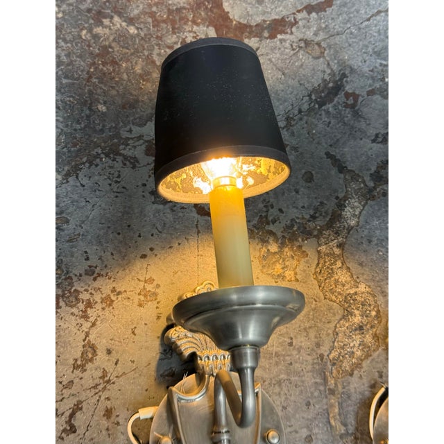 Early 21st Century 19th Century Neoclassical Style Wall Sconces, Pair For Sale - Image 5 of 12