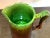 Late 19th Century Antique Green and Brown Glazed Pottery Pitcher For Sale - Image 5 of 7