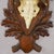 Brown Antique Black Forest Red Deer Trophy on Carved Plaque - Germany 1930s For Sale - Image 8 of 8