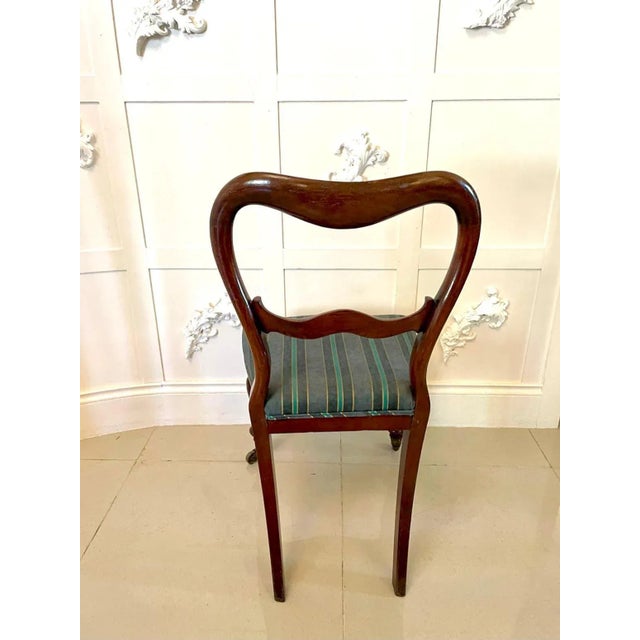 Victorian Mahogany Dining Chairs, Set of 4 For Sale - Image 3 of 16