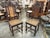 Set of six 19th-century French Renaissance Revival dining chairs, masterfully hand-carved from solid walnut. Rooted in the...