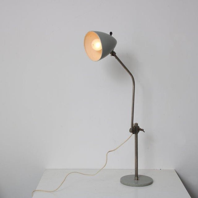 Industrial Adjustable Desk Lamp from Hala, Netherlands, 1950s For Sale - Image 9 of 18