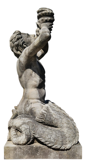 Stone Two-Tailed Triton, 1900s