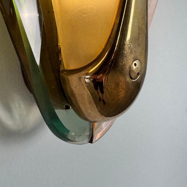 Large Sconces attributed to Max Ingrand for Fontana Artes, Italy, 1955, Set of 2 For Sale - Image 12 of 18