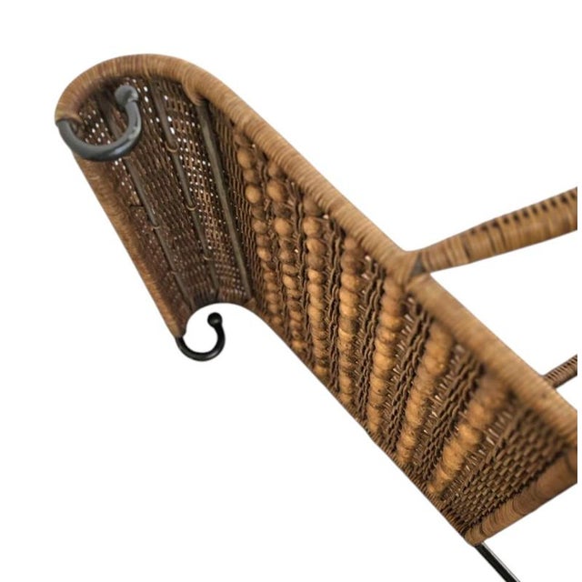 2 x wrought iron / rattan arm chairs 1970s .product__section-details .c-accordion__header .testament--apollo-down-...