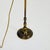 Brown Mid-Century Modern Adjustable Brass Column Floor Lamp, Italy, 1930s For Sale - Image 8 of 11