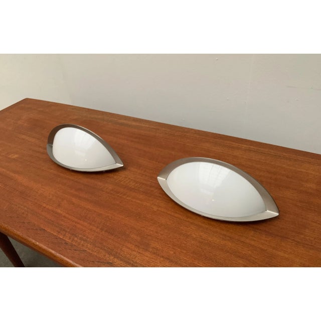 Postmodern Postmodern German Space Age Wall Lamps from Glashütte Limburg, Set of 2 For Sale - Image 3 of 18