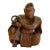 Antique Wood Carving of a Monkey in a Monk's Robe For Sale
