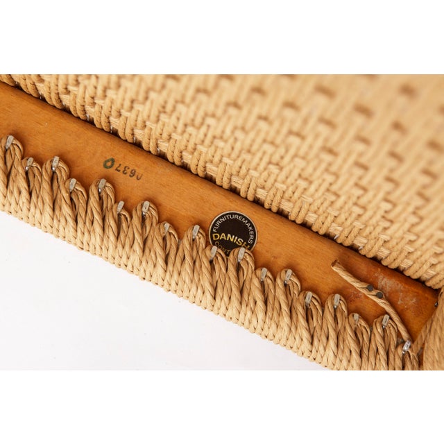Mid-Century Danish Model 77 Dining Chair in Teak and Danish Paper Cord, 1960s For Sale - Image 10 of 13