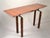 Mid-Century Modern McGuire Console Table Richard Hannum Huxley Collection Faux Bamboo Cherry Wood For Sale - Image 3 of 12