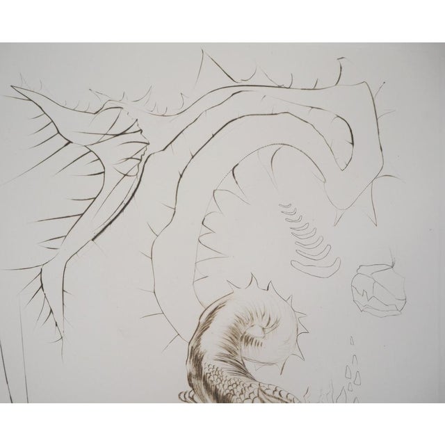 Salvador Dali, Tristan and the Dragon, 1970, Original Etching For Sale - Image 5 of 8