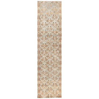 Doris Leslie Blau Antique Tabriz Allover Sand Runner - c. 1920 (Fragment) For Sale