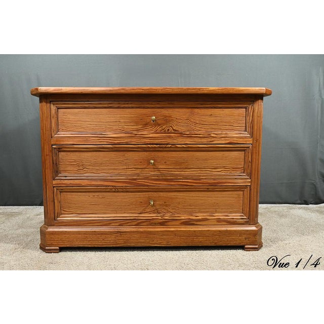 Brown Small Chest of Drawers in Pine, 1930 For Sale - Image 8 of 18