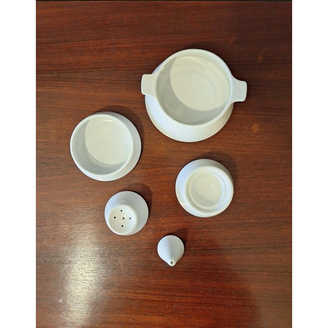 Ceramic Cono Model Stacking Tableware Set by Ambrogio Pozzi for Pierre Cardin, Italy, 1960s For Sale - Image 7 of 13