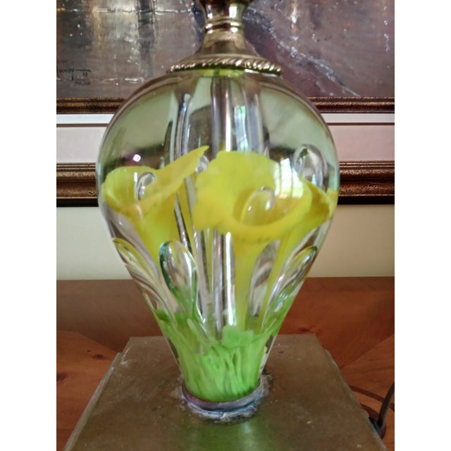 1940s St. Clair Art Glass Paperweight Lamp Chairish