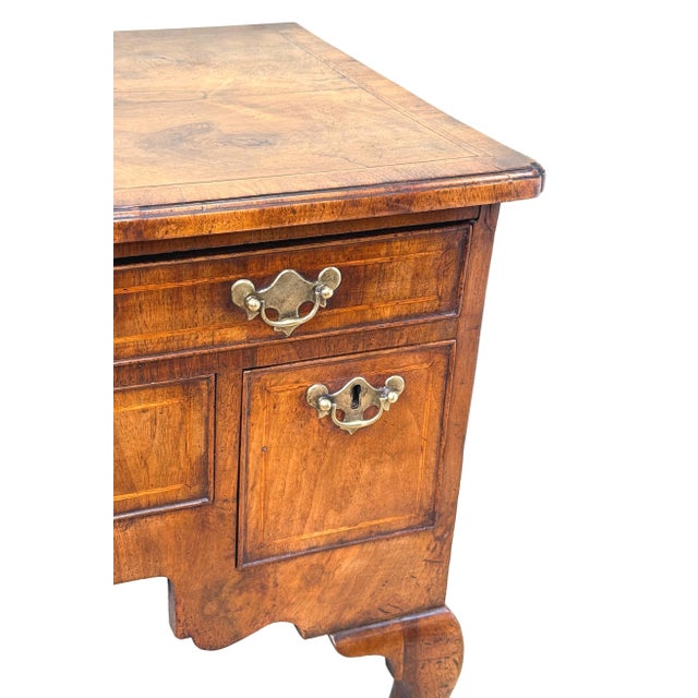 Brown Antique George I Walnut Lowboy, 1720 For Sale - Image 8 of 13