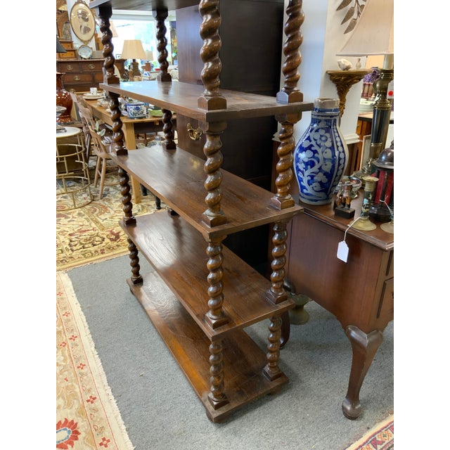 Mid 20th Century Wooden Spiral Shelf For Sale In New York - Image 6 of 11